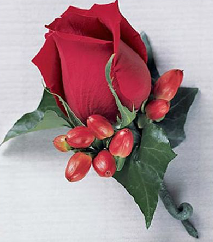Rose Boutonniere