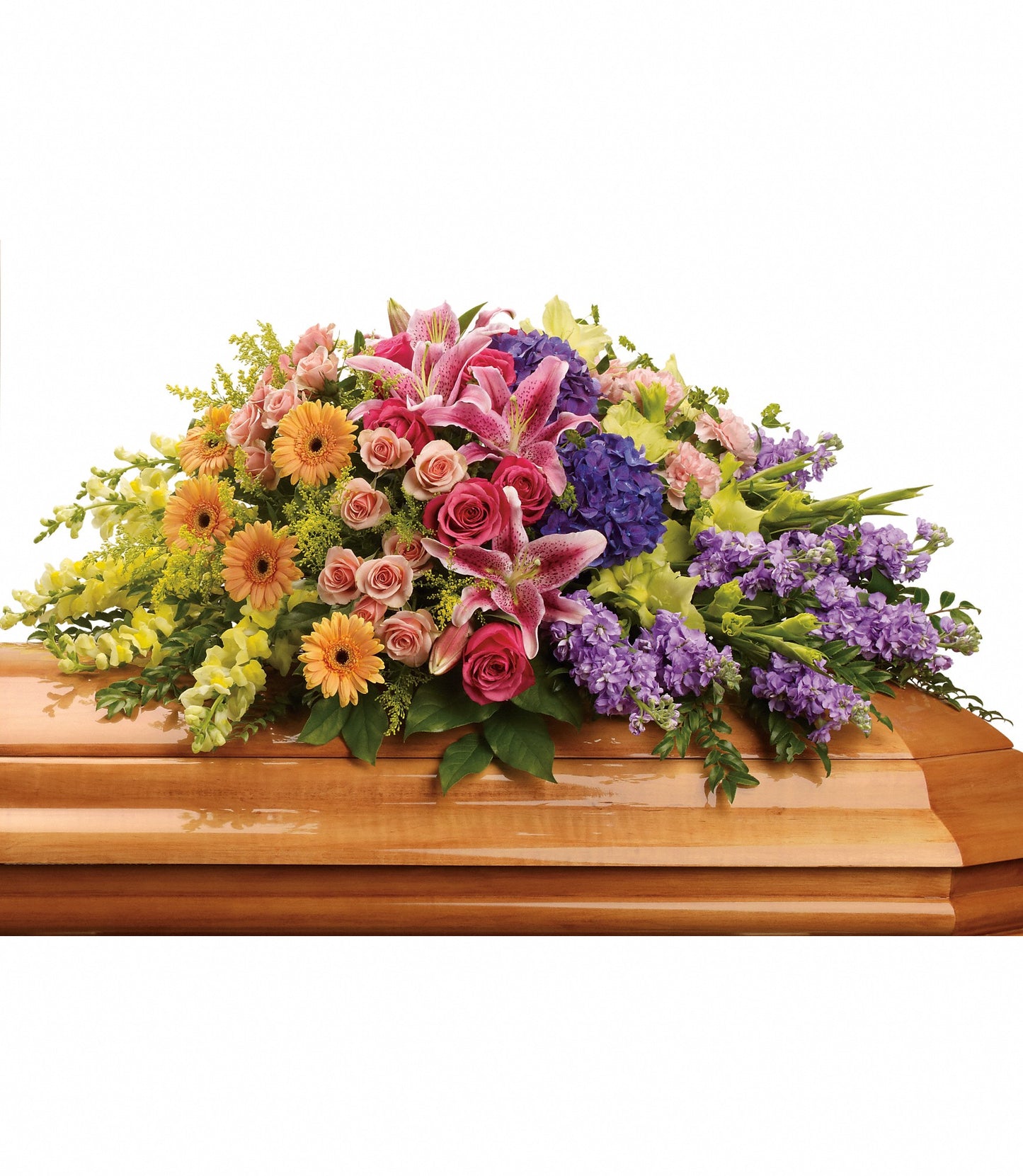 Peaceful Garden Casket Spray